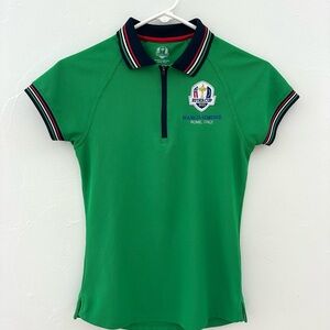 Women’s size 4 PGA MARCO SIMONE Ryder Cup Rome, Italy Polo Shirt